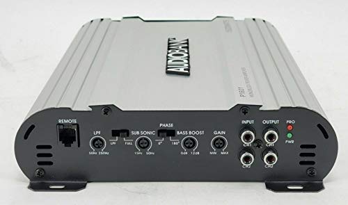 Audiobank P1601 Monoblok 1600Watts 1 Channel Car Audio Amplifier + 1x Audiotek K712 12-Inches 1200 Watts Car Subwoofer + 1500 Watts 8 Gauge Car Amplifier Installation Kit