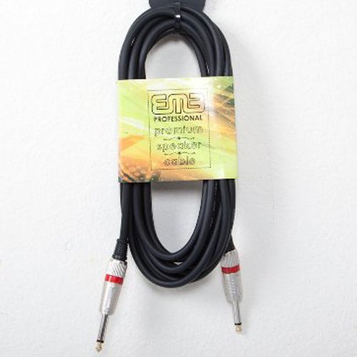 EMB 4 Packs Professional QTQ-16G6F 1/4" TRS to 1/4" TRS Balanced 16 Gauge 6 Feet Instrument/Speaker Heavy Duty Patch Cable
