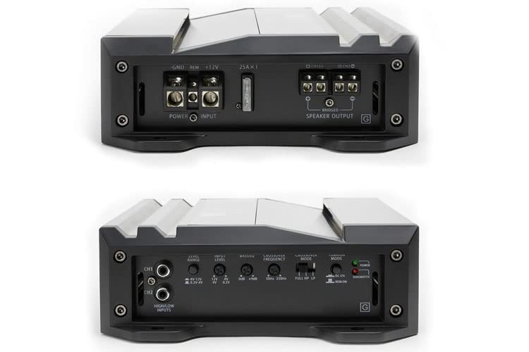 MB Quart Formula Series 100-Watt 2-Channel Class AB Amp, Black