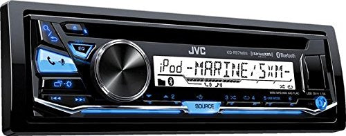JVC KDR97MBS Compatible with iPod & Android CD Receiver with Bluetooth