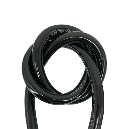 Audiobank Complete 0 Gauge 6000 Watts Car Amplifier Installation Power Wiring Kit Thick 17 Feet FT 0 Gauge Power 150A + 200A Fuse Included -Red