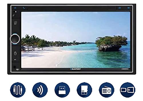 Blaupunkt CAMDEM18 Camden 18 6.9-in. Double-DIN Digital Media Receiver with Bluetooth and Mirror Link, Black