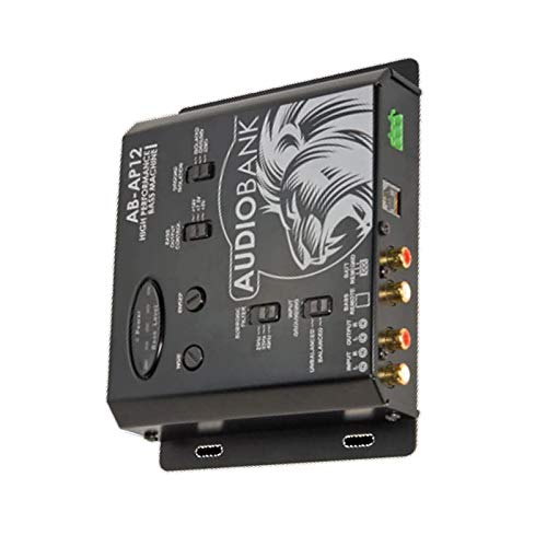 Audiobank High Performance Bass Machine - AB-AP12 - with Subwoofer Bass Control Features/Bass Equalization Circuit/Dash Mount Remote Control and Bass Indicator