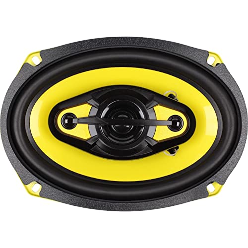 AUDIOTEK 2400W 6X9-Inch 4-Way Car Audio Coaxial Speakers System - 2 Pairs