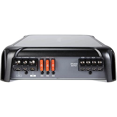 Pioneer GM-DX971 - Powerhouse Amplifier with 2,400 Watts, Class-D Technology, 1-Channel, Variable Low-Pass Filter, Compact Design, and Remote Bass Boost Control