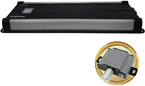 Gravity 6000.1D Class D Car Audio Amplifier – 3000 Watts True RMS @ 1 Ohm Max Power at 6000W, 1/2/4 Ohm Stable, Digital, Monoblock, Mosfet Power Supply, Great for Subwoofers