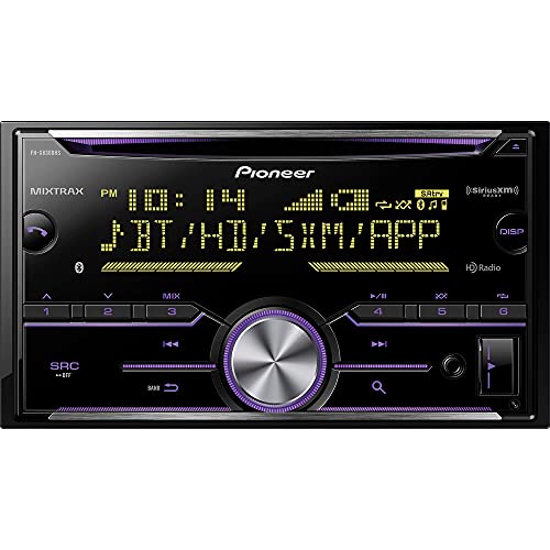 PIONEER FH-X830BHS Double Din CD Receiver with Built-in Bluetooth & HD Radio