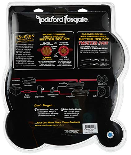 Rockford Fosgate RFK8X - 8 AWG Complete Installation Kit