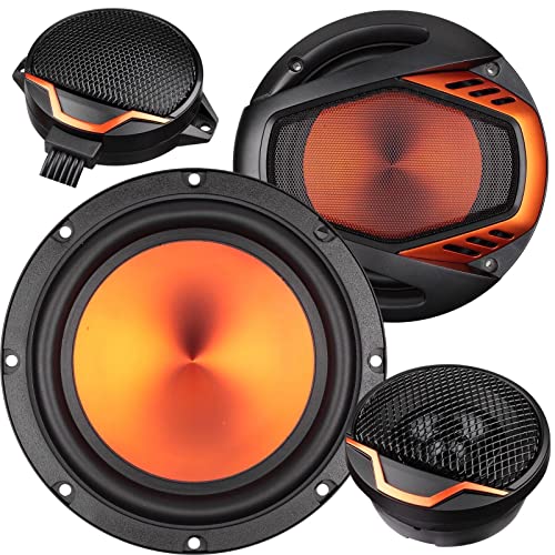 STX Audio 650C 6.5-Inch 2-Way Car Audio Component Speakers System 6-1/2 Inches