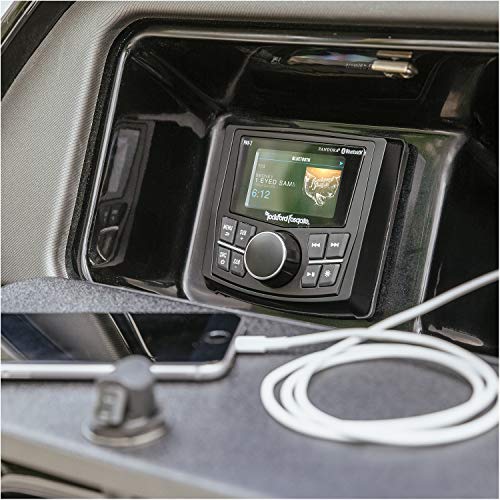 Rockford Fosgate PMX-2 Punch Marine Compact AM/FM/WB Digital Media Receiver 2.7