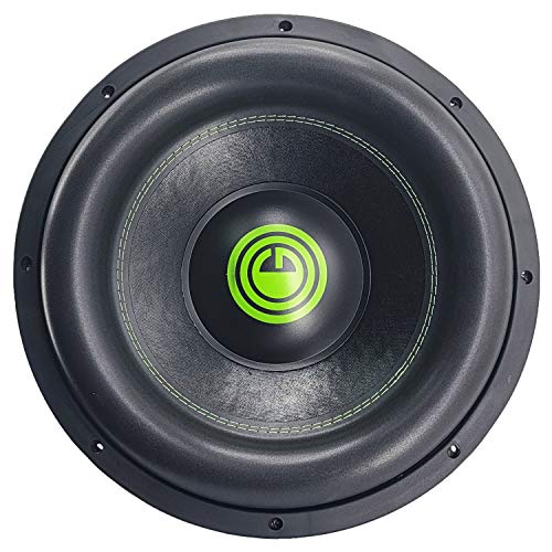 Gravity G715D2 -Single Car Subwoofer Audio Speaker - 15 Inch Competition Grade Pressed Paper Cone, 2 Ohm DVC, Advanced Air Flow, 4800W Power for Stereo Sound System Warzone