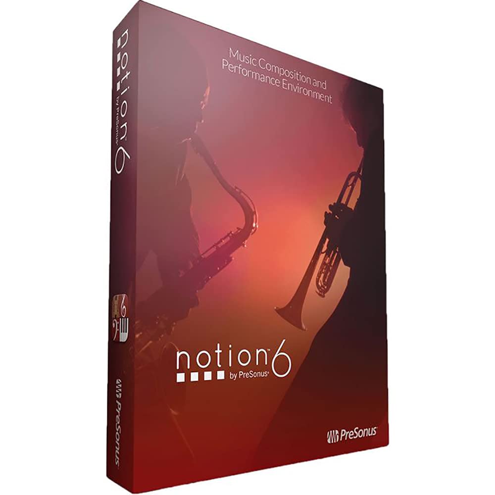 Presonus Notion 6 Notation and Composition Software with Onboard Sounds and Built-in Audio Mixer - Download Card