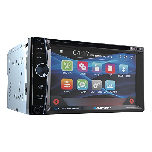 Blaupunkt 6.2-Inch In-Dash Touch Screen DVD Multimedia Receiver Bluetooth and 6.5-Inch 360W Coaxial Speaker Bundle