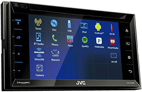 JVC KW-V330BT Multimedia Receiver featuring 6.8 Clear Resistive Touch Panel, Bluetooth, 13-Band EQ