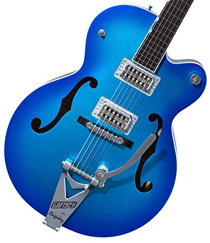 Gretsch G6120T-HR Brian Setzer Signature Hot Rod Hollow Body Guitar - Candy Blue Burst