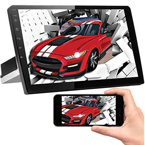 Audiotek 1010Fi 200 Watts Output Android 10.0 10.1inch Single 1DIN Car Stereo Radio WiFi GPS Wireless Mirror Link Car Audio Player