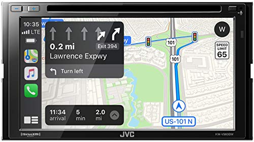 JVC KW-V960BW Built in Wi-Fi for Wireless CarPlay Android Auto, CD/DVD 6.8