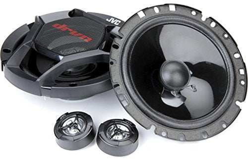 JVC CS-DR1700C DRVN 360 Watt Series Component Car Stereo Speaker Kit -2-Way Separates, Carbon Mica Cone and Hybrid Surround, 2-6.75