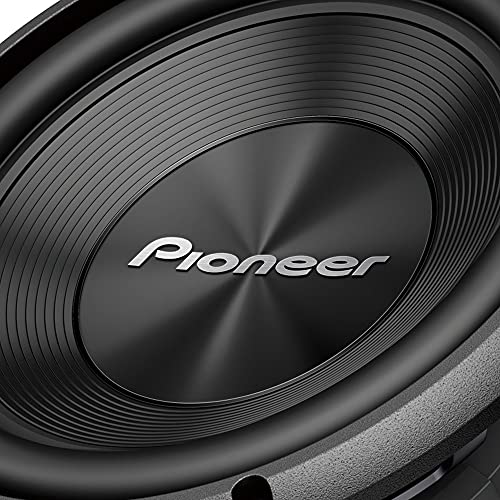 Pioneer TS-A100D4 A Series 10” 1300 W Max Power, Dual 4 Ohm Voice Coil, IMPP Cone, Rubber Surround - Component Subwoofer
