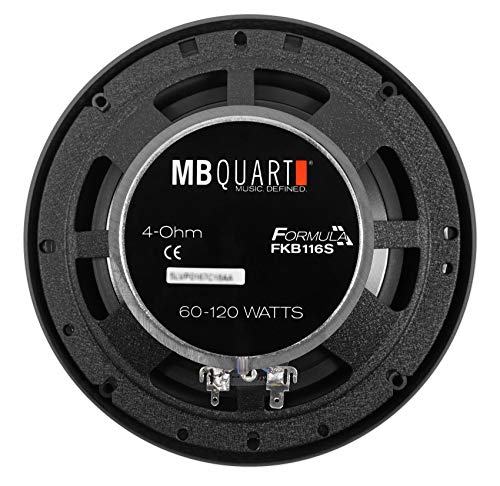MB Quart FKB116S - 6.5 Inch 60 Watt Slim Mount Coaxial Speakers