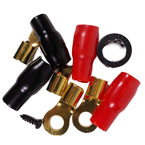 Gravity BGC0B - Complete 4000W 0 Gauge Car Amplifier Installation Wiring Kit (Blue)