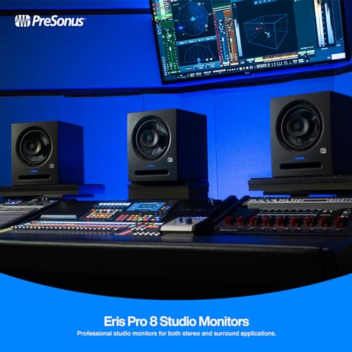 PreSonus Eris Pro 8 2-Way Biamped, Active, 8-inch Coaxial Studio Monitor