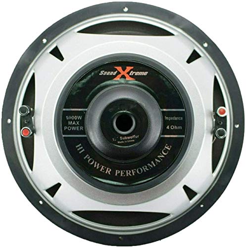 2X Soundxtreme ST-1052 10 Inch 2200 Watts Max Power for Pair Elite Car Audio Stereo Subwoofer Dual 4 Ohm Voice Coil Configuration Competition 10
