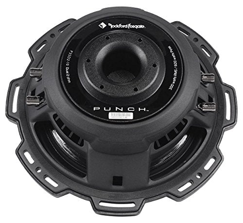 Rockford Fosgate P3sd210 10 Inch Punch P3 Dual 2 Ohm Voice Coil Shallow Subwoofer with 600 Watts Peak / 300 Watts RMS