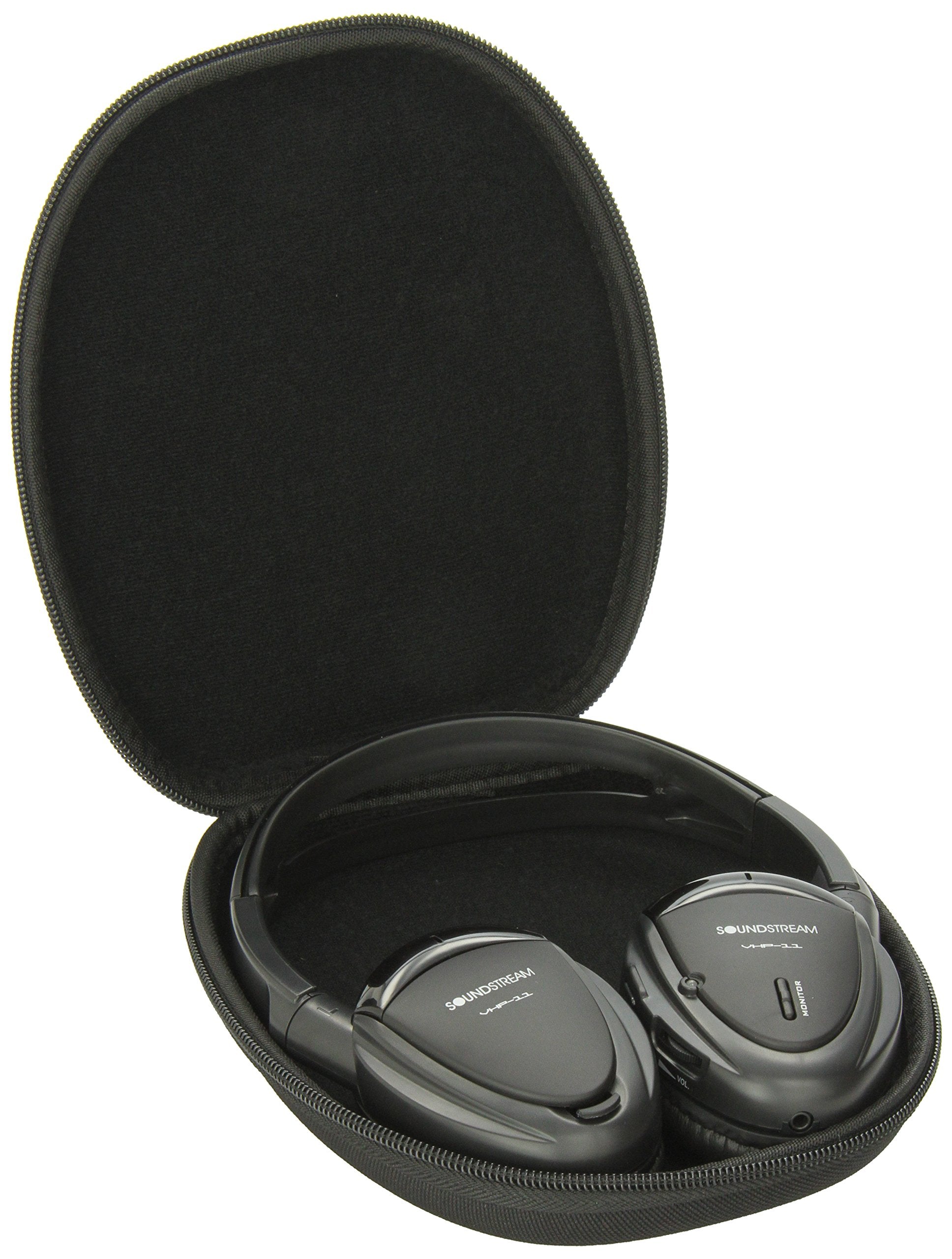 Soundstream VHP11 SingleChannel IR Foldable Headphones with Storage